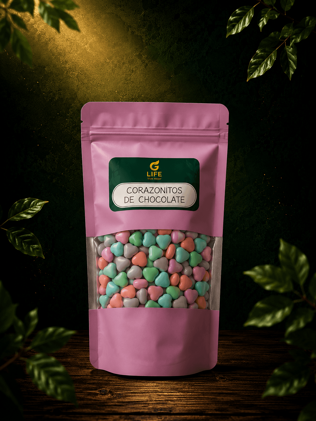 Corazoncitos de chocolate
